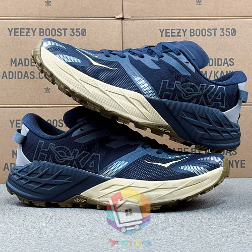 נעלי שטח HOKA Speedgoat 7 כחול, שמנת 5