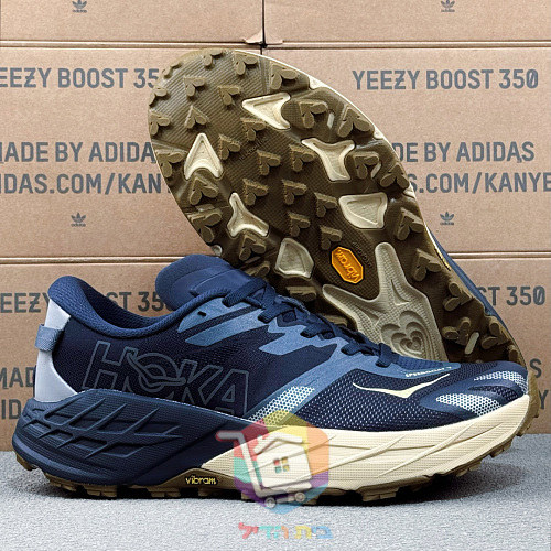 נעלי שטח HOKA Speedgoat 7 כחול, שמנת 8