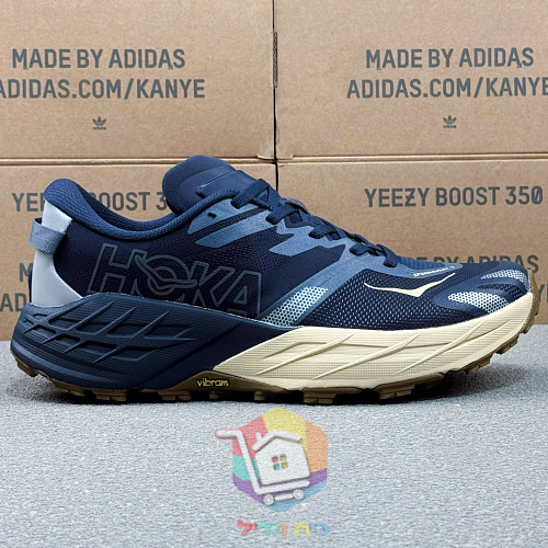 נעלי שטח HOKA Speedgoat 7 כחול, שמנת 9