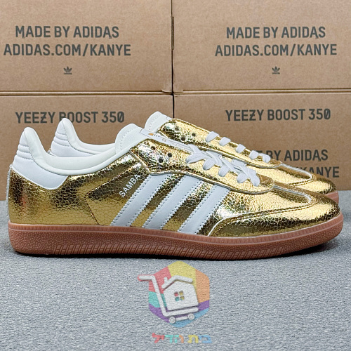 נעלי adidas Samba OG כסף, זהב, שחור 22