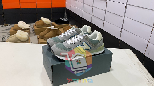 נעלי New Balance 574 בז', כחול כהה, אפור 21