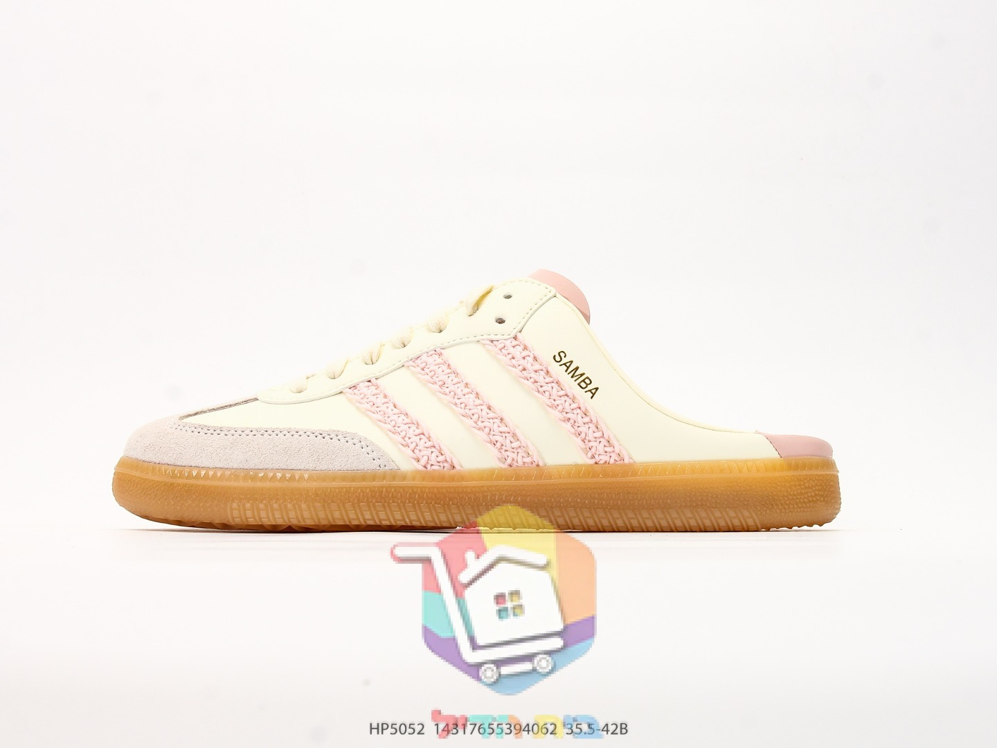 נעלי adidas Samba Mule שמנת וורוד