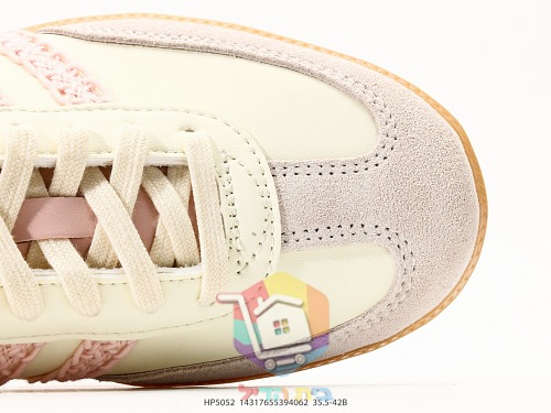 נעלי adidas Samba Mule שמנת וורוד 1