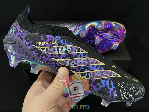 Scarpe da calcio adidas Predator Elite FT Kaká, nero e viola 5