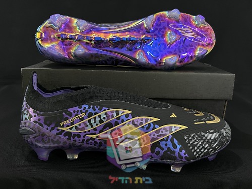 Scarpe da calcio adidas Predator Elite FT Kaká, nero e viola 6