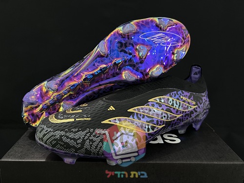 Scarpe da calcio adidas Predator Elite FT Kaká, nero e viola 7