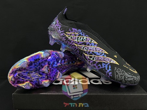 Scarpe da calcio adidas Predator Elite FT Kaká, nero e viola 8