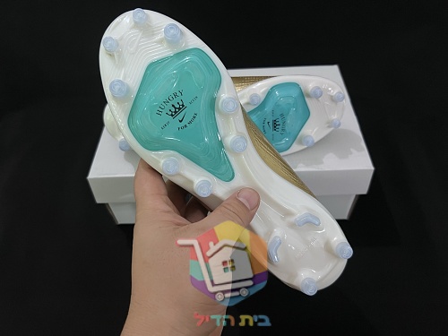 נעלי כדורגל Nike Mercurial Kylian Mbappé, זהב וטורקיז 1