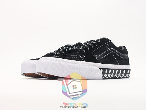 Sneakers Vans Sk8-Low, nero con stampa teschi 3