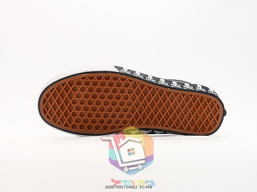 Sneakers Vans Sk8-Low, nero con stampa teschi 5
