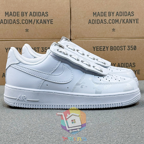נעלי Nike Air Force 1 Low Shroud לבן 5