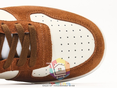 Sneakers Nike Big Nike Low, marrone e crema 2