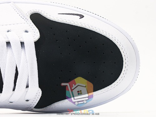 Sneakers Air Jordan 1 Low SE, nero e bianco 2