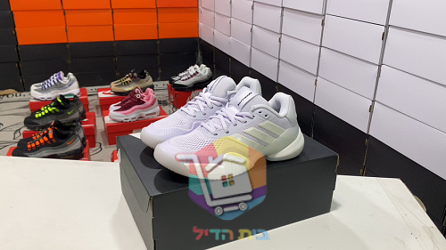 Scarpe da tennis adidas Barricade 14 da donna, bianco e lilla 9