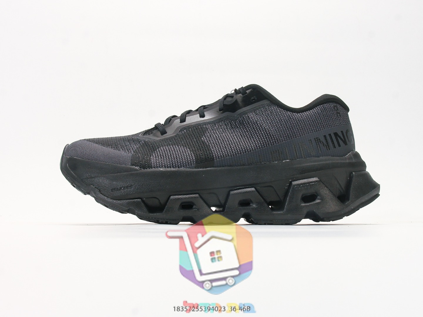 Scarpe da running On Cloudmonster Void, nero totale