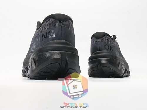 Scarpe da running On Cloudmonster Void, nero totale 4