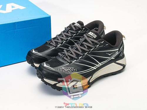 Scarpe da trail HOKA Mafate Speed 2, nero e crema 10