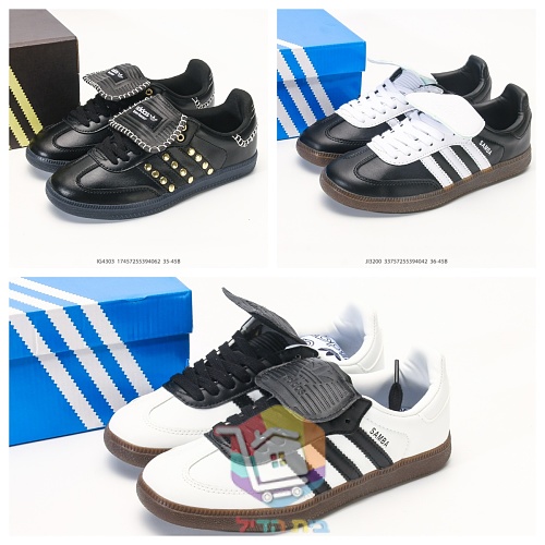 Sneakers adidas in due modelli, Samba LT e Samba Wales Bonner con borchie 30