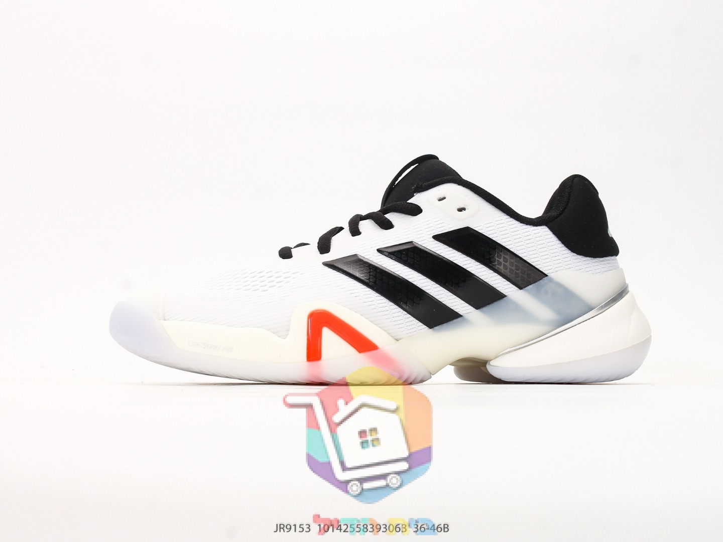 Scarpe da tennis adidas Barricade 14, bianco e nero, due colorazioni