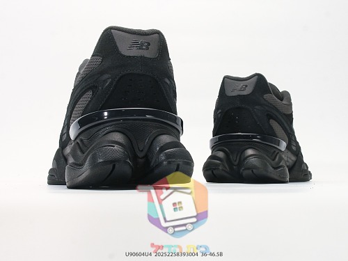 נעלי New Balance 9060 שחור ואפור כהה 4