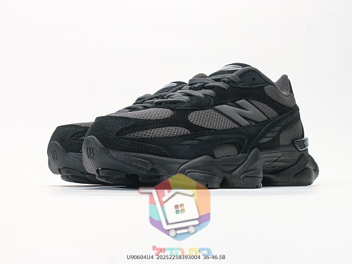 נעלי New Balance 9060 שחור ואפור כהה 5
