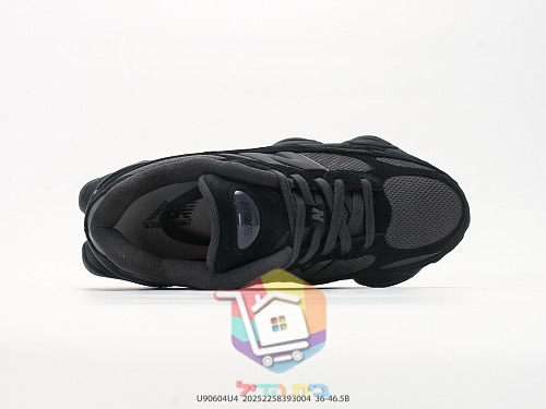 נעלי New Balance 9060 שחור ואפור כהה 7
