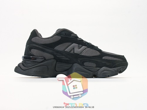 נעלי New Balance 9060 שחור ואפור כהה 8