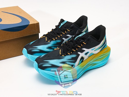 נעלי ריצה ASICS Superblast 3 טורקיז, שחור וצהוב 10