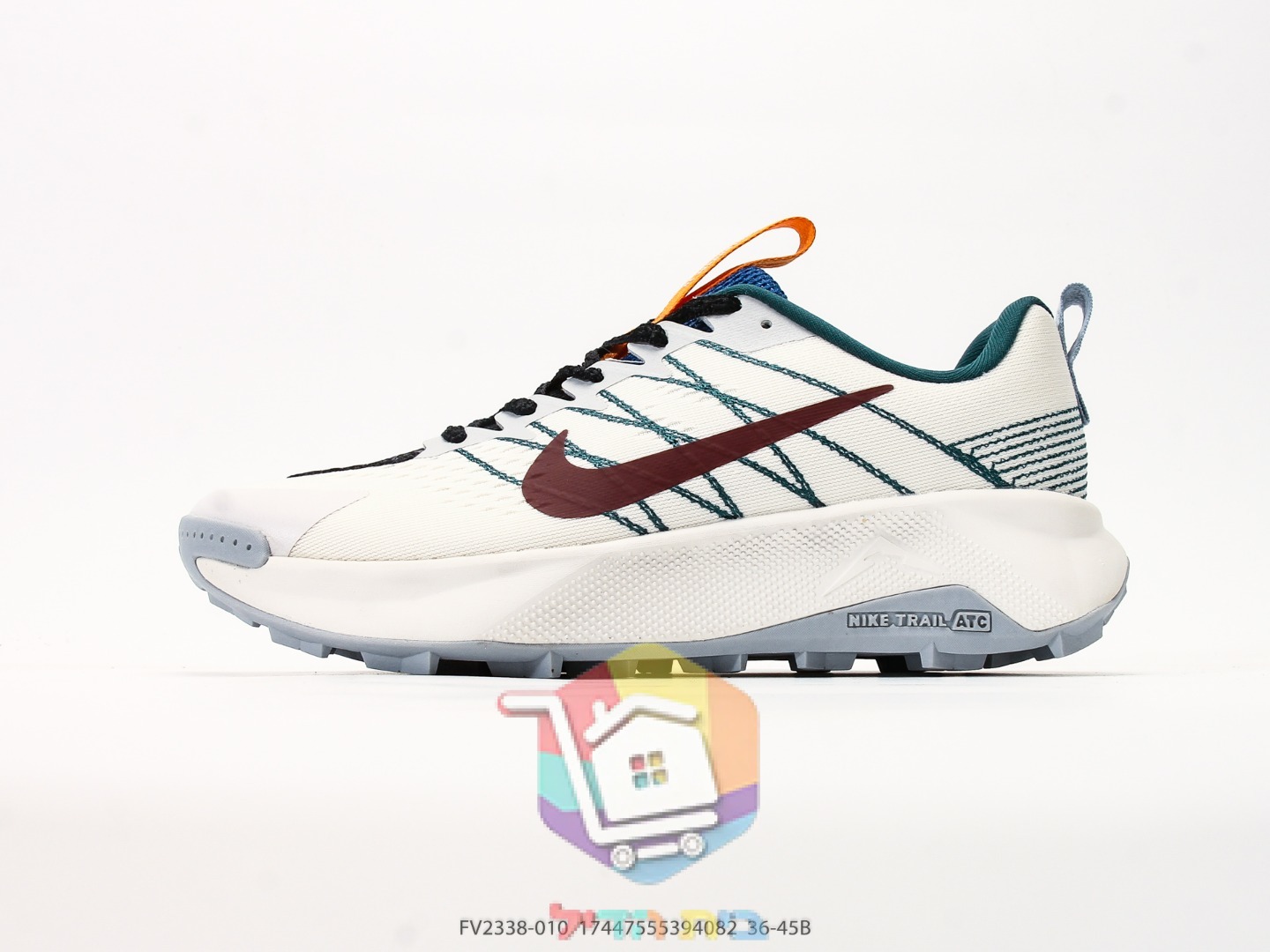 נעלי שטח Nike Wildhorse 10 שמנת, ירוק ובורדו
