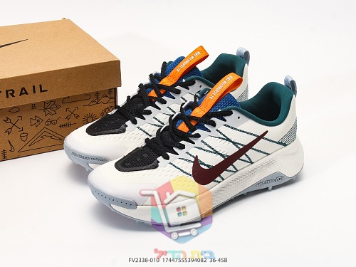 נעלי שטח Nike Wildhorse 10 שמנת, ירוק ובורדו 9