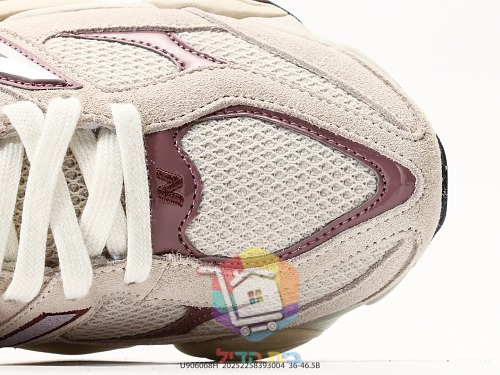 נעלי New Balance 9060 שמנת ובורדו 1