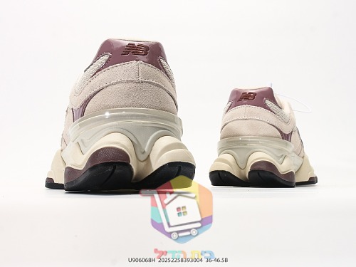 נעלי New Balance 9060 שמנת ובורדו 3