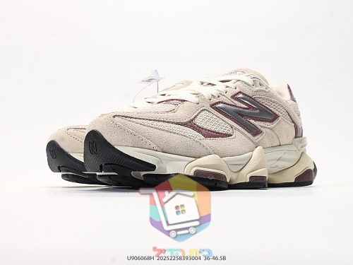 נעלי New Balance 9060 שמנת ובורדו 4