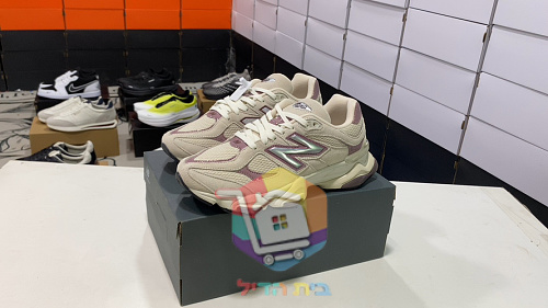 נעלי New Balance 9060 שמנת ובורדו 9