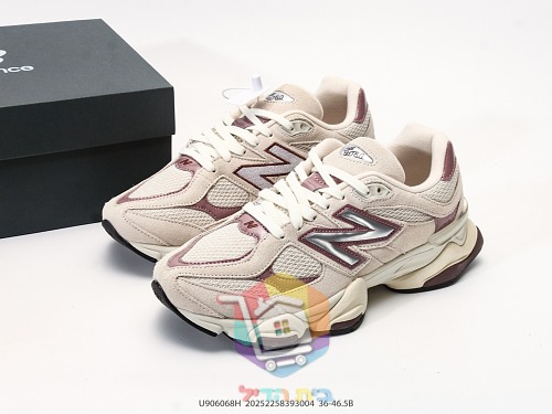 נעלי New Balance 9060 שמנת ובורדו 10