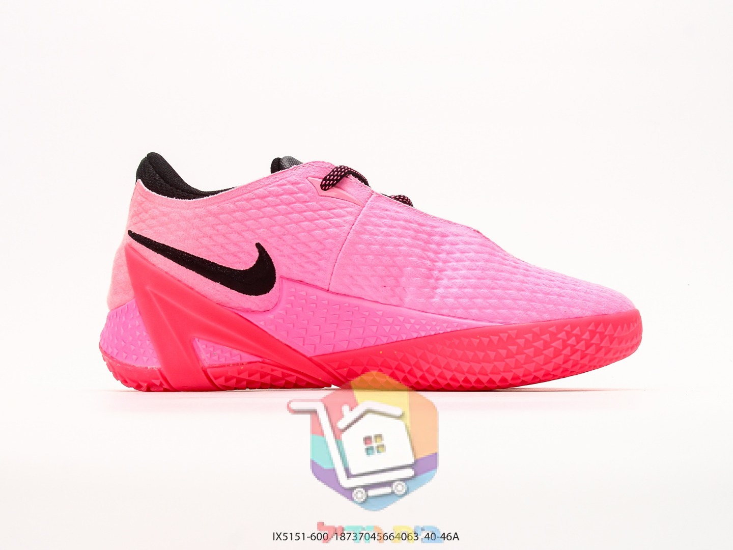נעלי כדורסל Nike ורוד, כחול