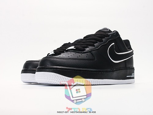 נעלי Nike Air Force 1 שחורות 6