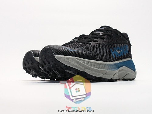 נעלי שטח HOKA שחור, טורקיז 5