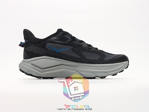 נעלי שטח HOKA שחור, טורקיז 8