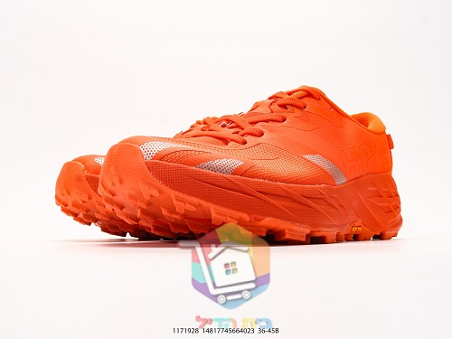 נעלי שטח HOKA כתום ניאון 4