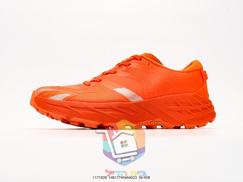 נעלי שטח HOKA כתום ניאון 8