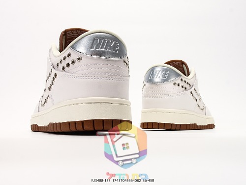 נעלי Nike Dunk Low לנשים שנהב, חום 3
