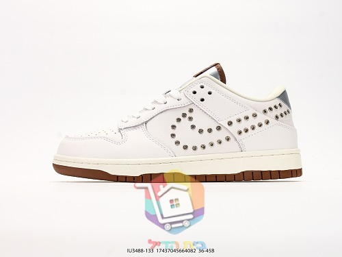 נעלי Nike Dunk Low לנשים שנהב, חום 8