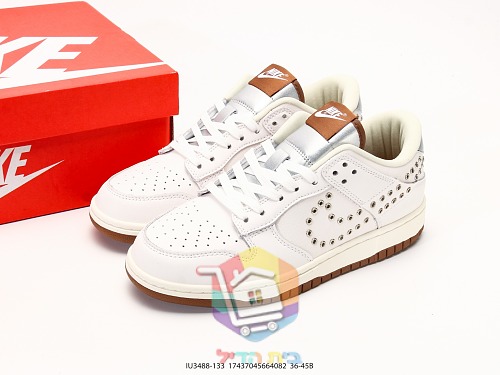 נעלי Nike Dunk Low לנשים שנהב, חום 10