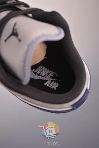 נעלי Air Jordan 1 Low מזמש אפור 1