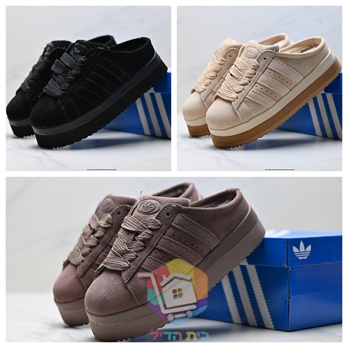 נעלי adidas Campus 00s Winter Low פתוחות מאחור בשלושה גוונים 28