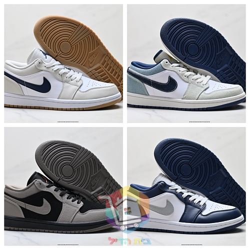 נעלי Air Jordan 1 Low בארבעה גוונים לגברים 37