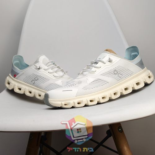 נעלי On Cloud Coast לנשים, לבן ושמנת 9