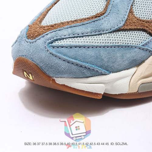 נעלי New Balance x Bodega 9060 תכלת, חום 2