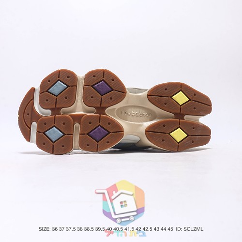 נעלי New Balance x Bodega 9060 תכלת, חום 3